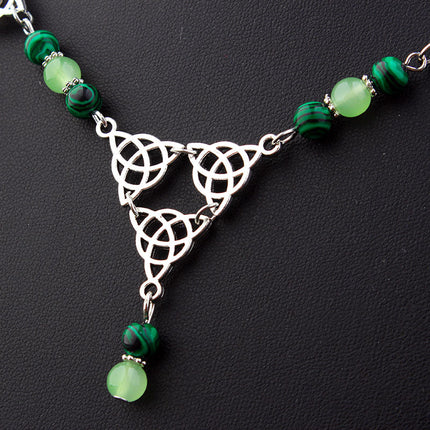 Witchcraft Irish Knot Chain Pagan Peacock Lvzhu - Royalessencelux