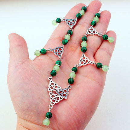 Witchcraft Irish Knot Chain Pagan Peacock Lvzhu - Royalessencelux