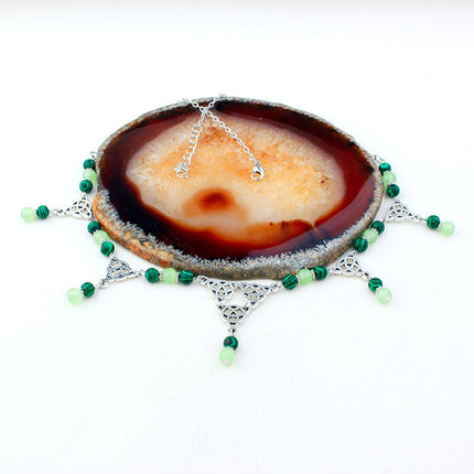 Witchcraft Irish Knot Chain Pagan Peacock Lvzhu - Royalessencelux