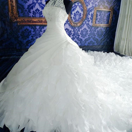 Wedding Dress Wholesale High-end Dress With Big Tail - Royalessencelux
