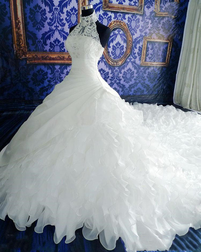 Wedding Dress Wholesale High-end Dress With Big Tail - Royalessencelux