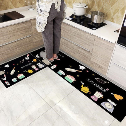 Kitchen Floor Mat Long Oil-proof Foot Mat - Royalessencelux