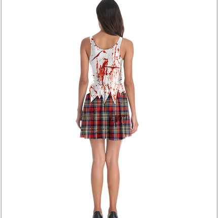 Female Ghost Clothes Adult Stage Costume Vest Dress - Royalessencelux