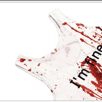 Female Ghost Clothes Adult Stage Costume Vest Dress - Royalessencelux