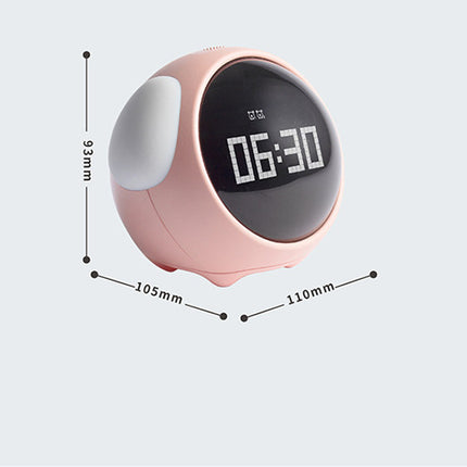 Alarm-Clock Wake-Up-Light Pixel Expression Home-Decoration Digital Electronic Cute Multi-Function - Royalessencelux