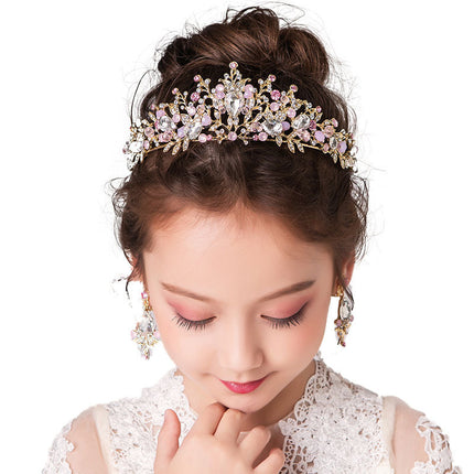 Children's Catwalk Cute Princess Crown Tiara - Royalessencelux