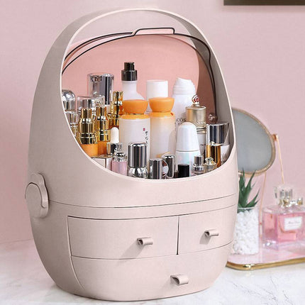 Cosmetic Storage Waterproof Dust Proof Storage Fully Open Lid - Royalessencelux