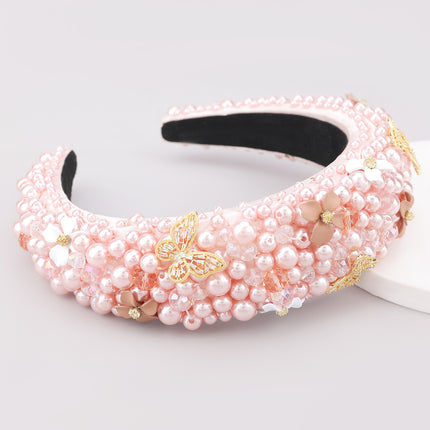 Fashionable Personality Hair Accessories Fabric Diamond Headband - Royalessencelux