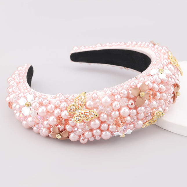 Fashionable Personality Hair Accessories Fabric Diamond Headband - Royalessencelux