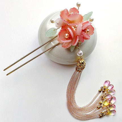 Handmade Hanfu Hairpin Hairpin Ancient Style Headdress - Royalessencelux
