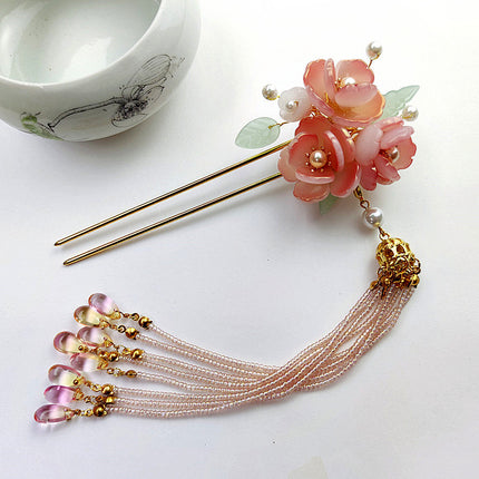 Handmade Hanfu Hairpin Hairpin Ancient Style Headdress - Royalessencelux