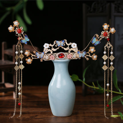 Hanfu Headdress Full Set Of Hairpin Hairpin Hairpin Crown - Royalessencelux