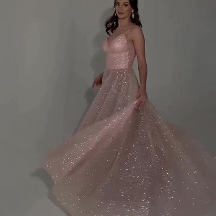 Sequined Backless Evening Dress - Royalessencelux