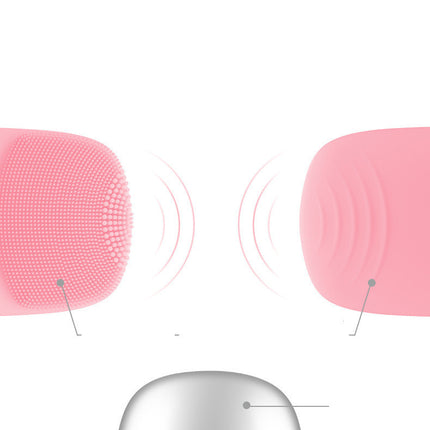 Mini Silicone Electric Face Cleansing Brush Electric Facial Cleanser Facial Cleansing Brush Skin Massager Skin Care Tools - Royalessencelux
