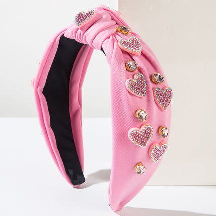 Valentine's Day Headband Knotted Love Accessories - Royalessencelux