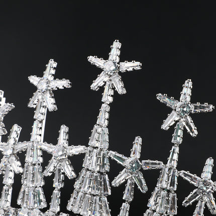 Zircon Headdress Formal Dress Accessories Bridal Crown - Royalessencelux