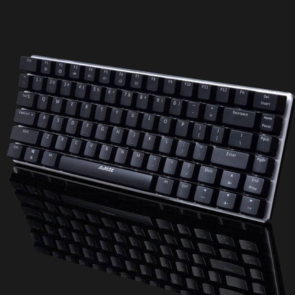 Black AK33rgb mechanical keyboard game keyboard desktop notebook full key no rush to eat chicken artifact keyboard - Royalessencelux