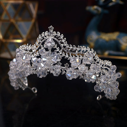 Bridal Crown Baroque Crystal High-end Luxury Headband - Royalessencelux