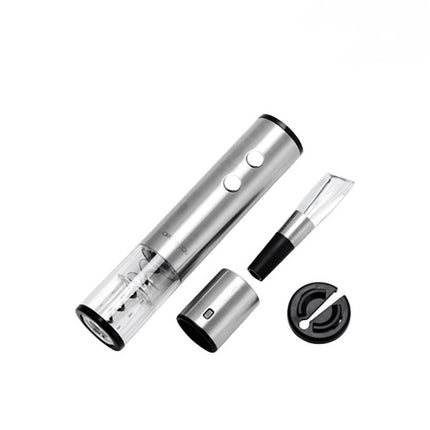 Electric Corkscrew Wine Bottle Opener Stainless Steel - Royalessencelux