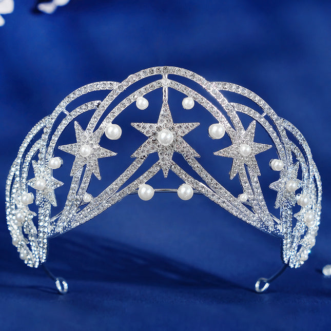 Light Luxury Socialite Style Hair Accessories Wedding Dress Headdress - Royalessencelux