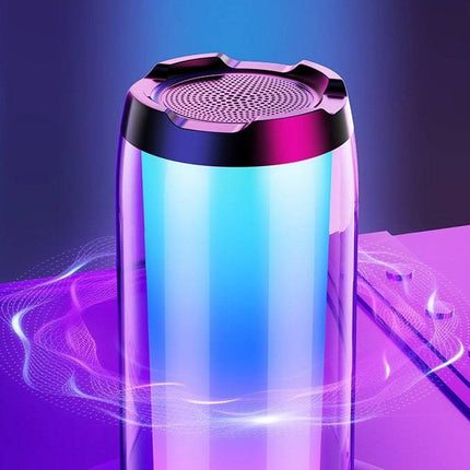 Atmospheric Ambient Light Gaming House Desktop Computer Romantic Room Smart Bluetooth Speaker - Royalessencelux