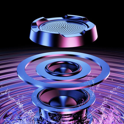 Atmospheric Ambient Light Gaming House Desktop Computer Romantic Room Smart Bluetooth Speaker - Royalessencelux