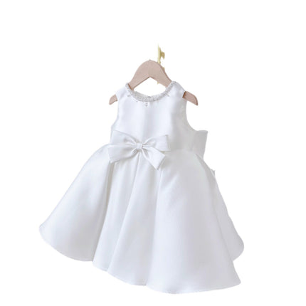 Korean Style Women's Baby Dress White Classic Style Two-piece Set - Royalessencelux