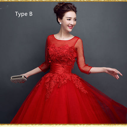 Lace upscale wedding evening dress - Royalessencelux