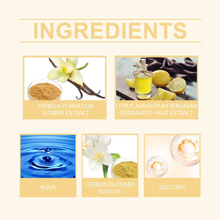 EELHOE Vanilla Body Hair Perfume Spray Long-Lasting Light Fragrance Floral Fragrance Ladies Niche Perfume Spray - Royalessencelux