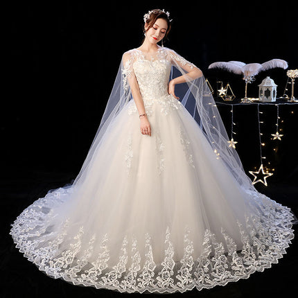 Wedding Dress Female Short Shoulder Simple Short - Royalessencelux