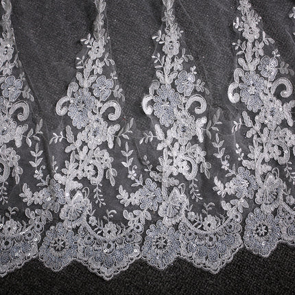 Lace Lace Wedding Dress Trailing Bridal Headdress - Royalessencelux