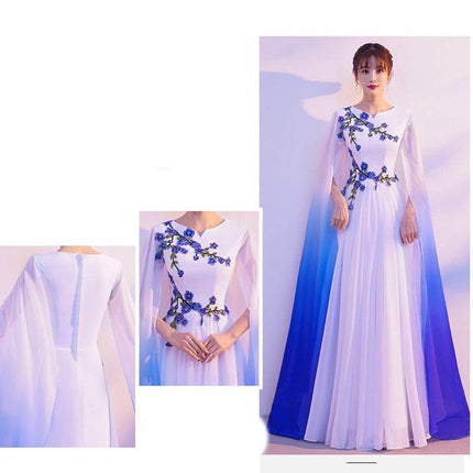 Choral Dress Red Song Competition Art Examination - Royalessencelux