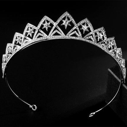 European Wedding XINGX Bridal Crown Headband - Royalessencelux