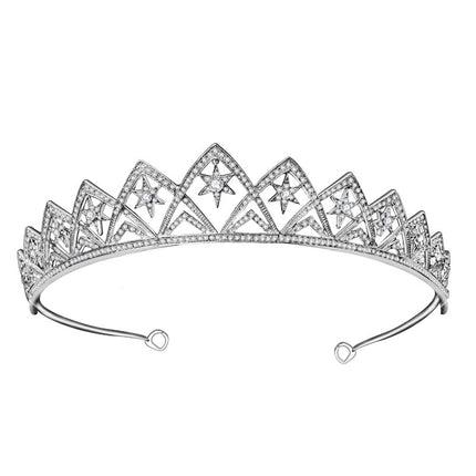 European Wedding XINGX Bridal Crown Headband - Royalessencelux