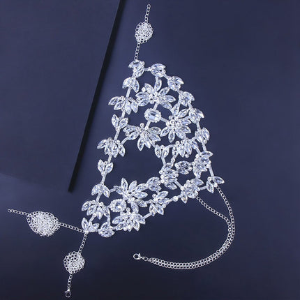 Exaggerated Fashion Rhinestone Mask For Halloween - Royalessencelux
