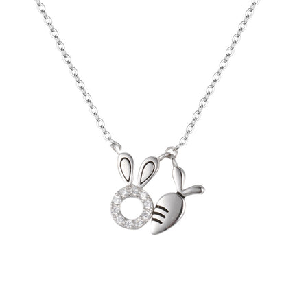 Latest 18K Gold Plated Rabbit Cute Gift Trending Necklace For Girl Jewelry - Royalessencelux