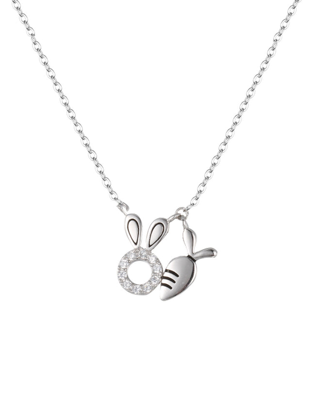 Latest 18K Gold Plated Rabbit Cute Gift Trending Necklace For Girl Jewelry - Royalessencelux