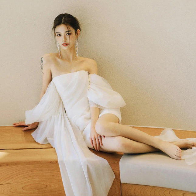 Small Light Wedding Dress Short Super Fairy - Royalessencelux