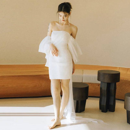 Small Light Wedding Dress Short Super Fairy - Royalessencelux