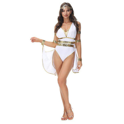 Halloween Cosplay Greek Goddess Athena Costume - Royalessencelux