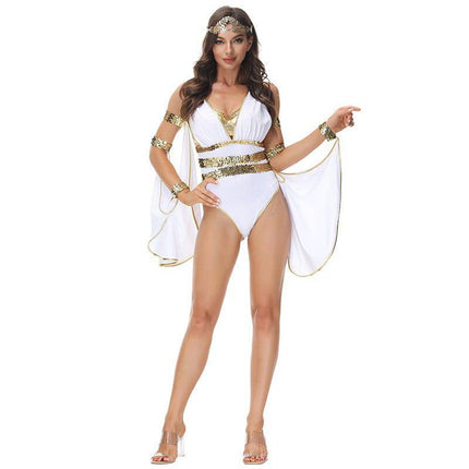 Halloween Cosplay Greek Goddess Athena Costume - Royalessencelux