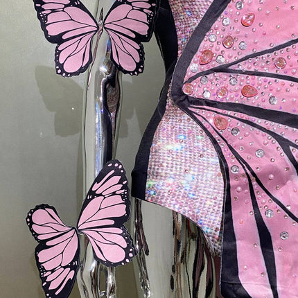 Net Yarn Stretch Thin Latin Dance Skirt Dress - Royalessencelux