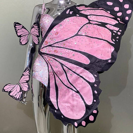 Net Yarn Stretch Thin Latin Dance Skirt Dress - Royalessencelux