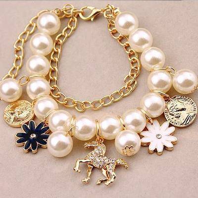 Pearl Flower Bracelet Jewelry - Royalessencelux