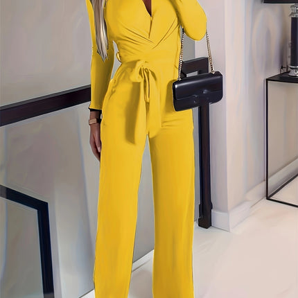 Yellow Women's Jumpsuit - Royalessencelux