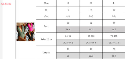 Fashion Pure Color Bikini Swimsuit For Women - Royalessencelux