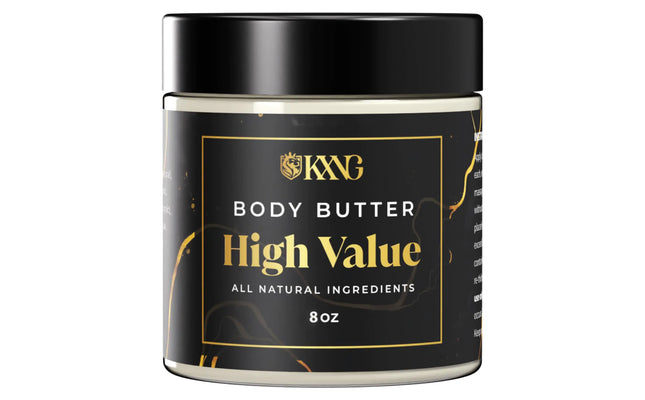 KXNG Cosmetics Body Butter Organic Skin Care for Men Body Moisturizer Lotions and Creams Raw Shea Butter Cocoa Butter Mango Coconut Oil Hand FootAll Skin TypesDry Skin (High Value XL) - Royalessencelux
