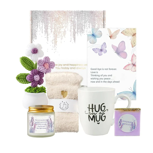 Sympathy Gift Baskets - Condolences Gift Basket for Loss Bereavement Grief Gift Ideas for Women Sorry for Your Loss of Loved One Mom Dad Husband Pet Thinking of You Box Grieving Self Care Package - Royalessencelux