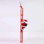 Red Ladder Santa Claus