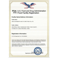 Official fda food facility registration certificate for anhui kangbote health care food co ltd sea moss and black seed oil capsules